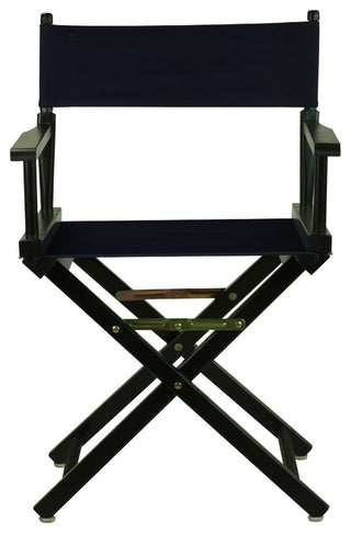 018" Director's Chair Black Frame-Navy Blue Canvas