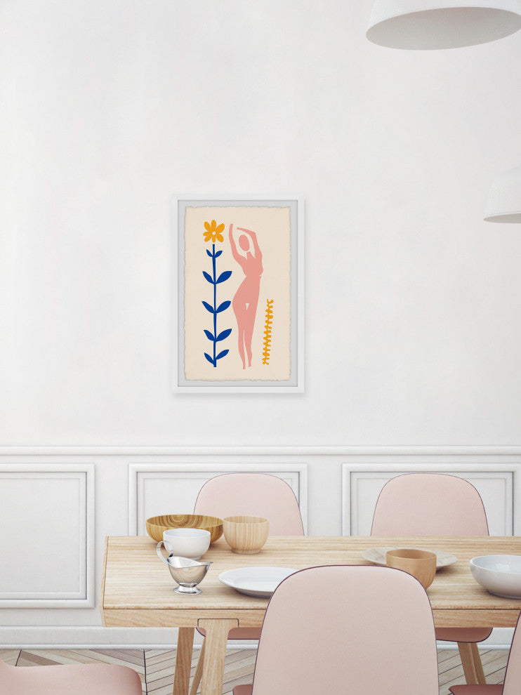 "Blending In Nature" Framed Painting Print, 24x36