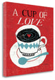 "Vintage Desktop - Coffee" By Michael Mullan, Giclee on Gallery Wrap Canvas