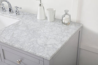 Home Living 22" Farmhouse Grey-Light Bathroom Vanity