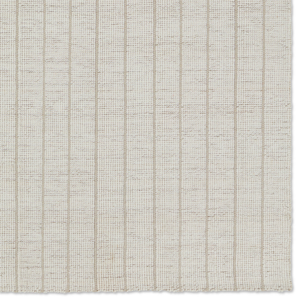 Jaipur Living Highgate Handmade Striped Cream/ Light brown Area Rug 5'X8'
