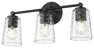 3 Light 20 in. Matte Black Vanity Light