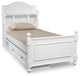 Daphne Bookcase Bed, Twin, Underbed Storage Drawers