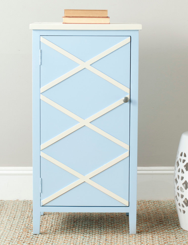 Safavieh Cary Small Cabinet, Light Blue