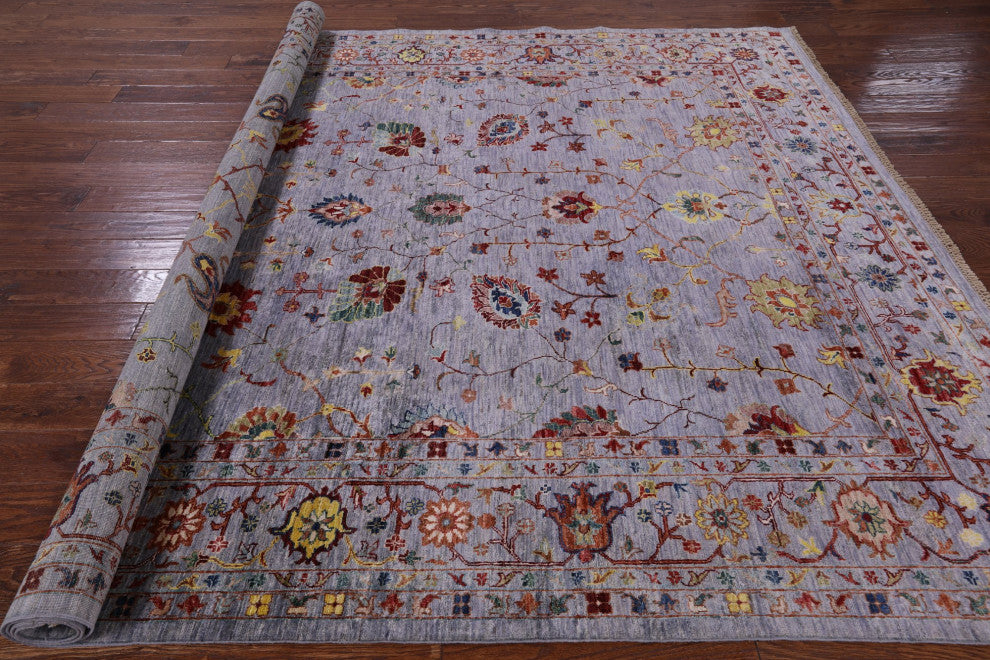 Persian Tabriz Hand Knotted Wool Rug 8' 0" X 9' 10" Q7535