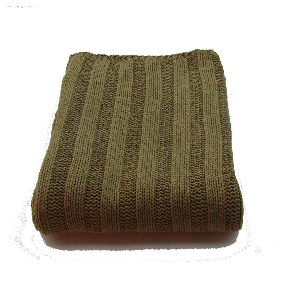 Fat Rib Throw, Mocha