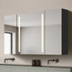 30"x39" Surface Mount Frameless LED Medicine Cabinet With Anti-Fog and Dimmable, Right Door