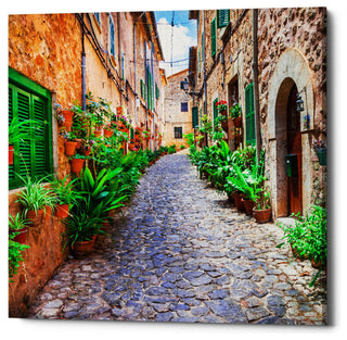 Epic Graffiti "Vecino I" Giclee Canvas Wall Art, 26"x26"