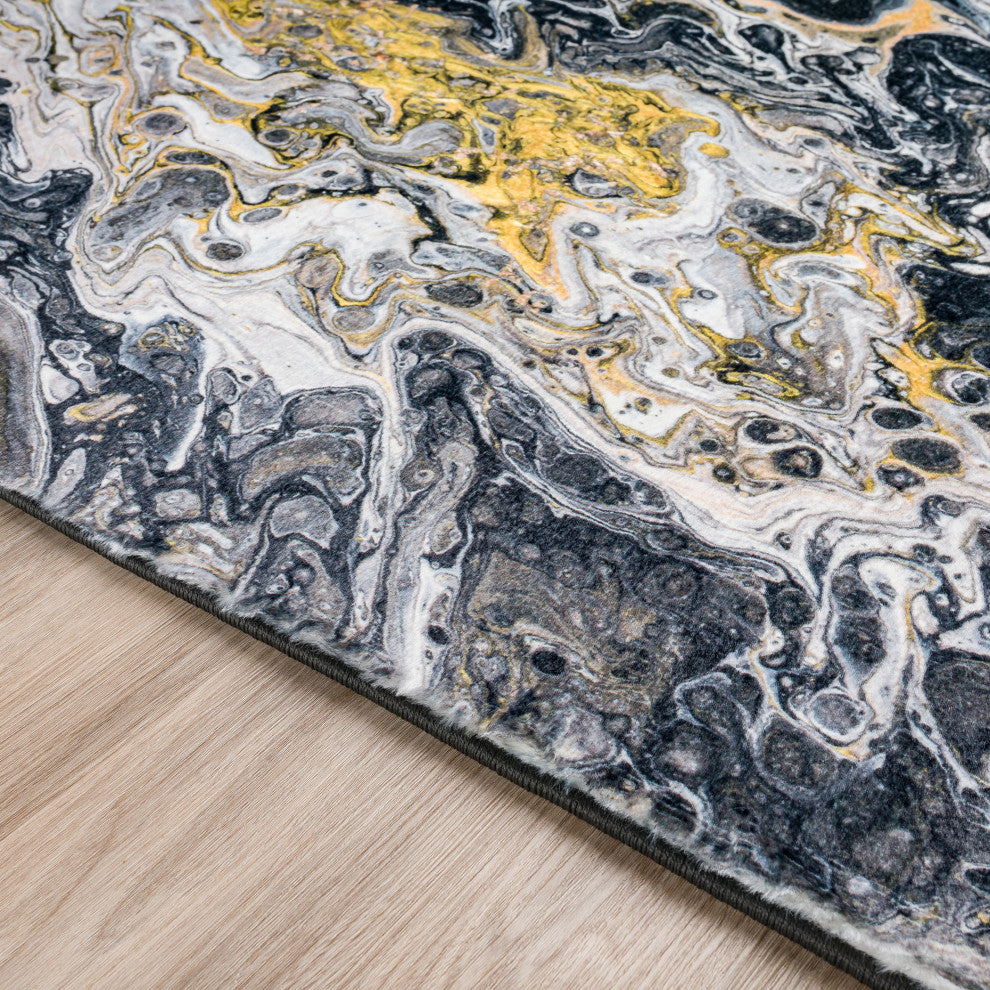 Kikiamo KK13 Graphite 3' x 5' Rug