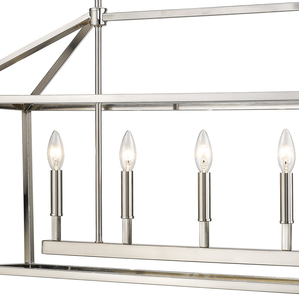 Millennium Lighting Corona 5-Light Pendant, Satin Nickel