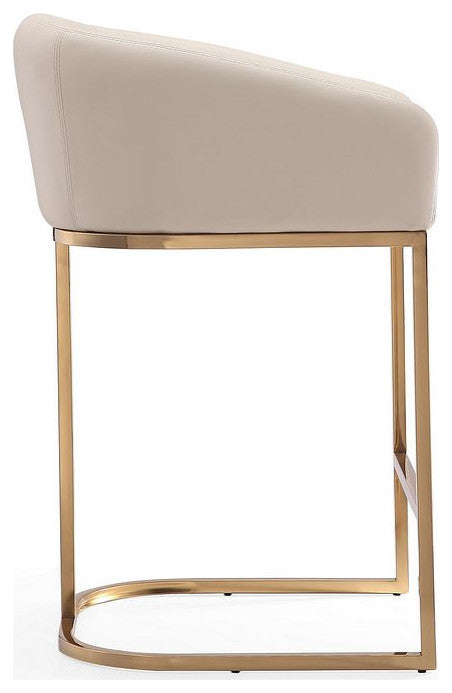 Manhattan Comfort Louvre Counter Stool, Set of 3