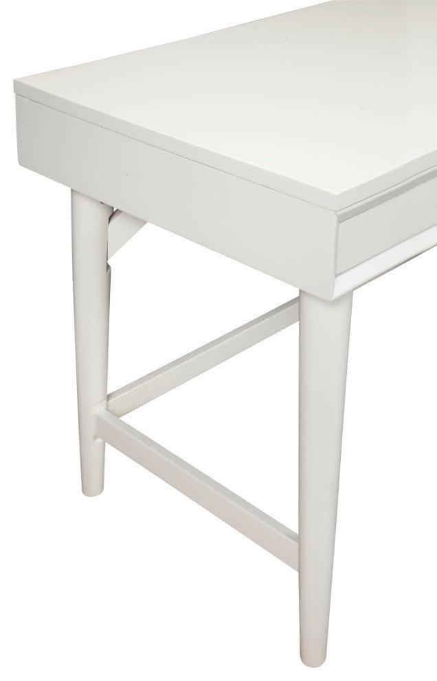 Flynn Large Desk, White