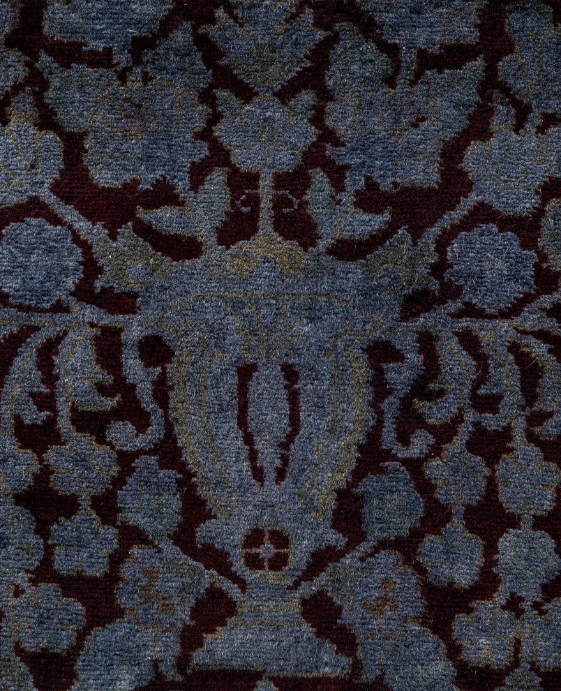 Overdyed One-of-a-Kind Hand-Knotted Area Rug Gray, 2' 6" x 9' 3"