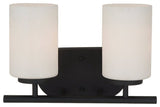 Generation Lighting 41161 Oslo 2 Light 13"W Bathroom Vanity Light - Midnight