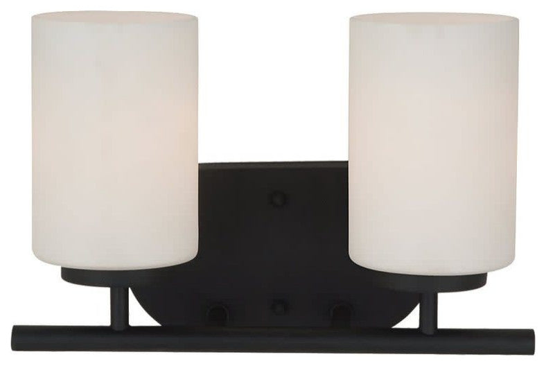 Generation Lighting 41161 Oslo 2 Light 13"W Bathroom Vanity Light - Midnight