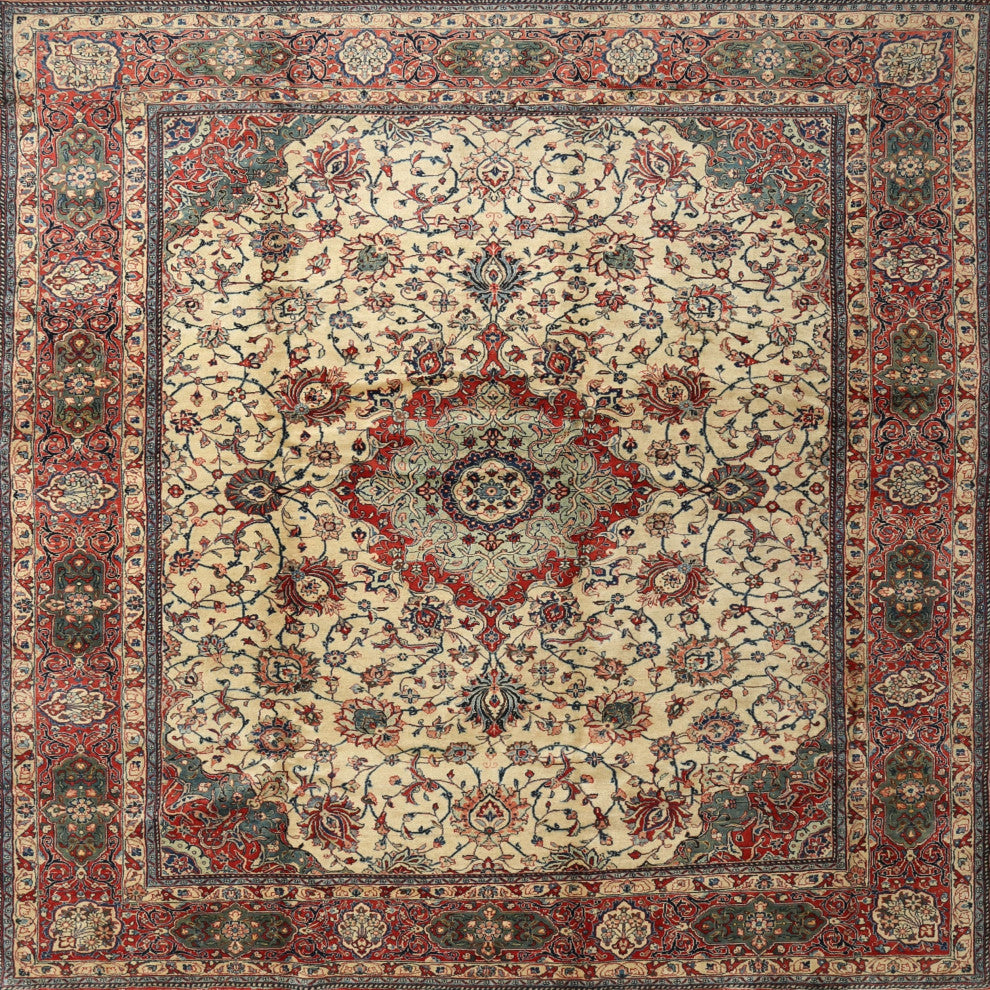 Ahgly Company Indoor Square Traditional Area Rugs, 6' Square