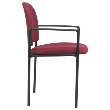 Office Factor Side Waiting Room Guest Chair Stackable With Arms