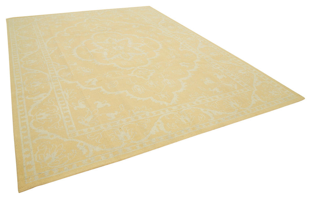Rug N Carpet - Hand-Knotted Oriental 8' 11" x 11' 11" Decorative Oushak Rug