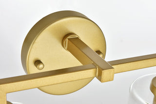 Elegant Lighting LD7315W33 Mayson 4 Light 10" Tall Bathroom - Chrome / Clear