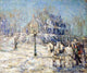 Ernest Lawson The Dyckman House, 20"x25" Wall Decal Print