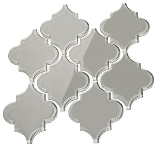12"x13" Arabesque Collection, Set of 11, Light Gray
