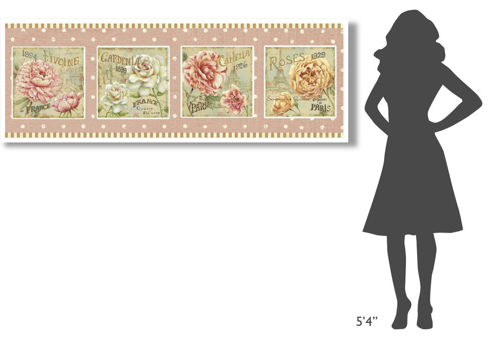 "Concours Floral V" Digital Paper Print by Daphne Brissonnet, 74"x26"