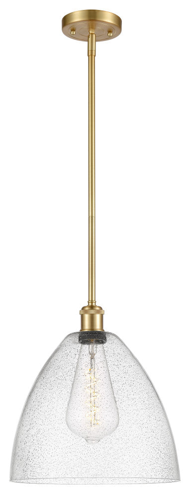 Innovations 516-1S-SG-GBD-124-LED 1 Light Mini Pendant, Satin Gold