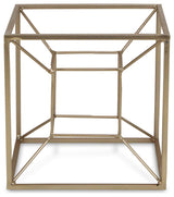 Metal Tesseract Shaped Table Decor