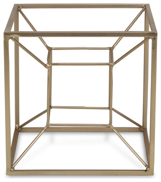 Metal Tesseract Shaped Table Decor