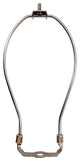 12" Heavy Duty Harp Fitter For Lamp Shades with Saddle, Nickel
