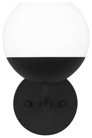 Alvin 1-Light Bath Vanity, Midnight Black