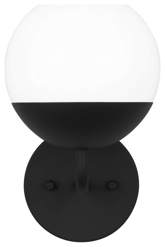 Alvin 1-Light Bath Vanity, Midnight Black