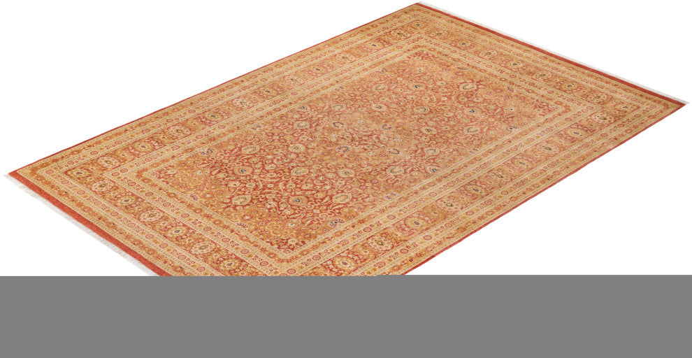 MOGUL, Hand Knotted Area Rug 9' 4" X 6' 1"