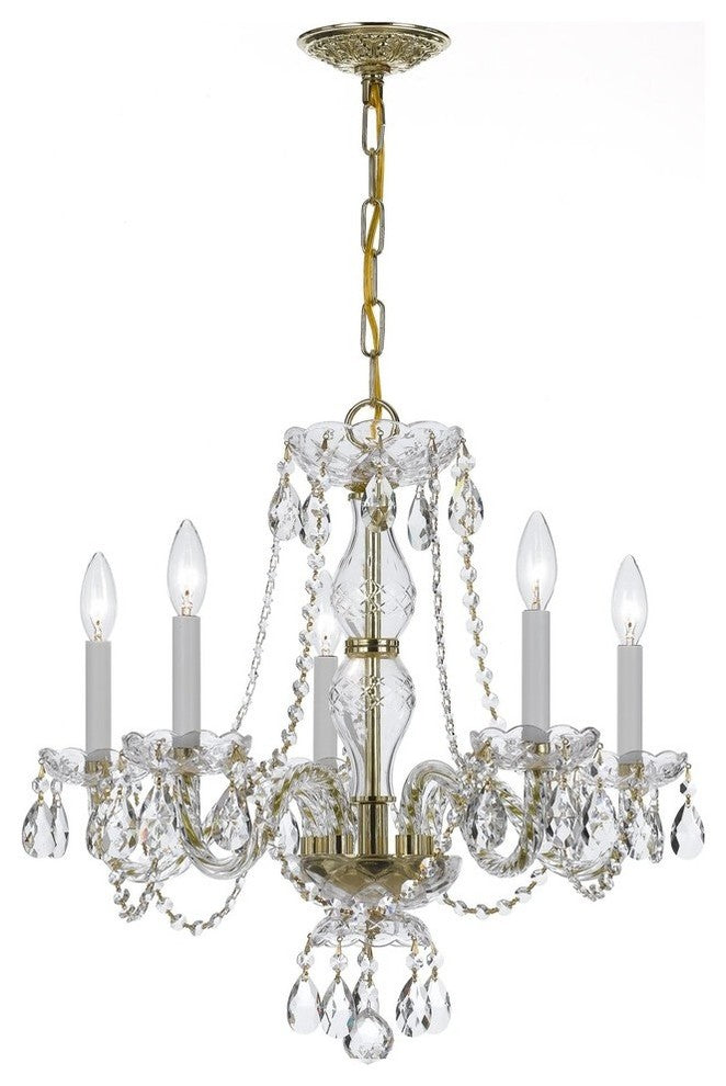 Crystorama Traditional Crystal 5-Light Chandelier