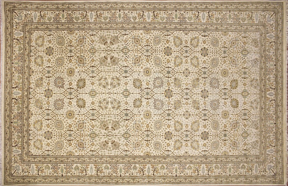 Grayson Ivory Hand-Knotted Rug, 8''3x13''7