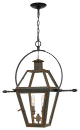 Rue De Royal 2-Light Outdoor Lantern, Industrial Bronze