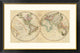 "Map of the World, 1820" Framed Digital Print by John Melish, 40x27"