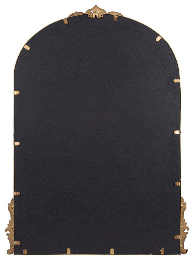 Myrcelle Decorative Framed Wall Mirror, Gold 25x33