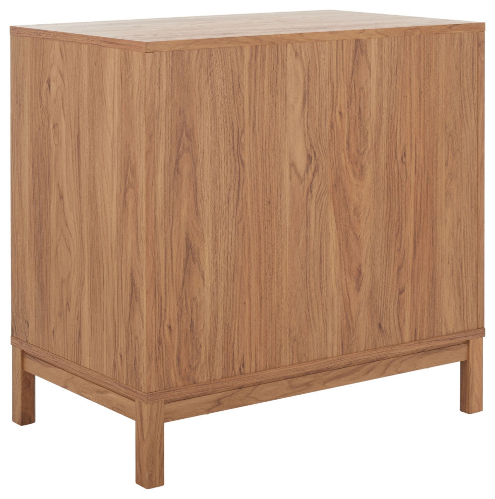 Safavieh Galio 3 Drawer Chest, Oak/Gold