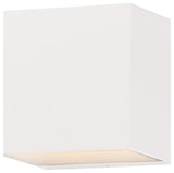ET2 E23216 Blok 5" Tall LED Outdoor Wall Sconce - White