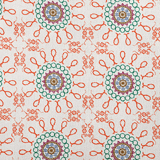 16" x 16" Sun Tile Decorative Indoor Pillow, Bright Orange
