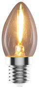C7 E12 LED Filament Edison-style Light Bulb, 15W Equivalent