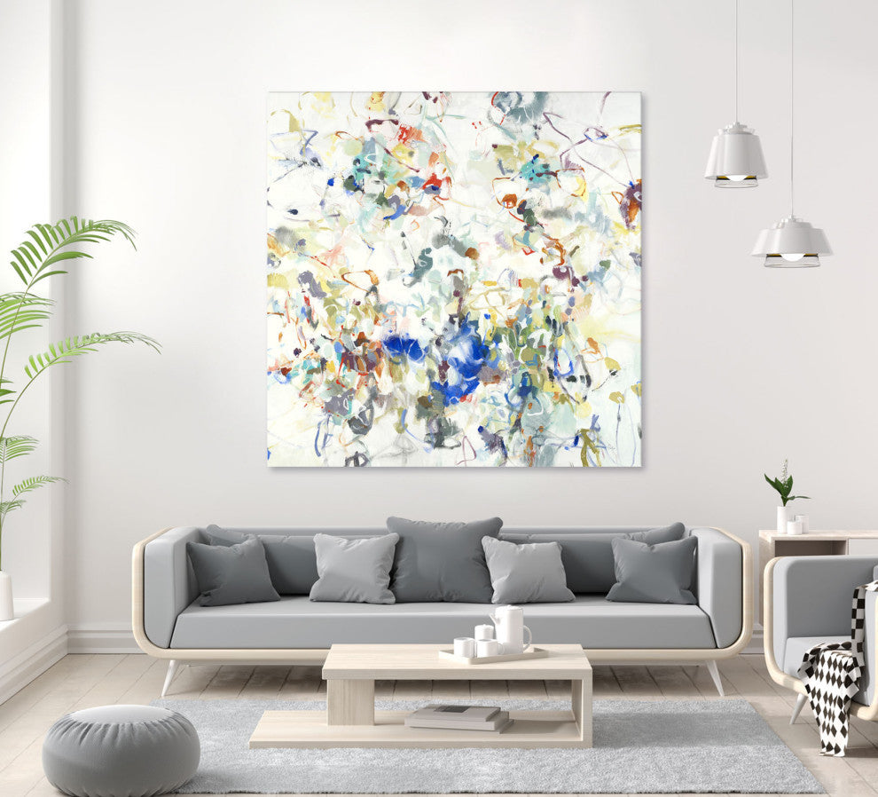 Party Time III - 84 x 84 by Lisa Ridgers