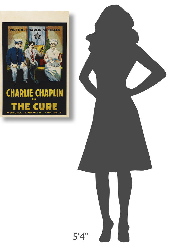 "Charlie Chaplin - The Cure, 1917" Canvas by Hollywood Photo Archive, 20x30"