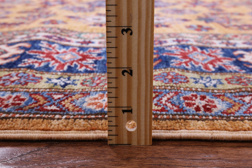 Super Kazak Handmade Wool Rug 5' 7" X 8' 2" Q9559