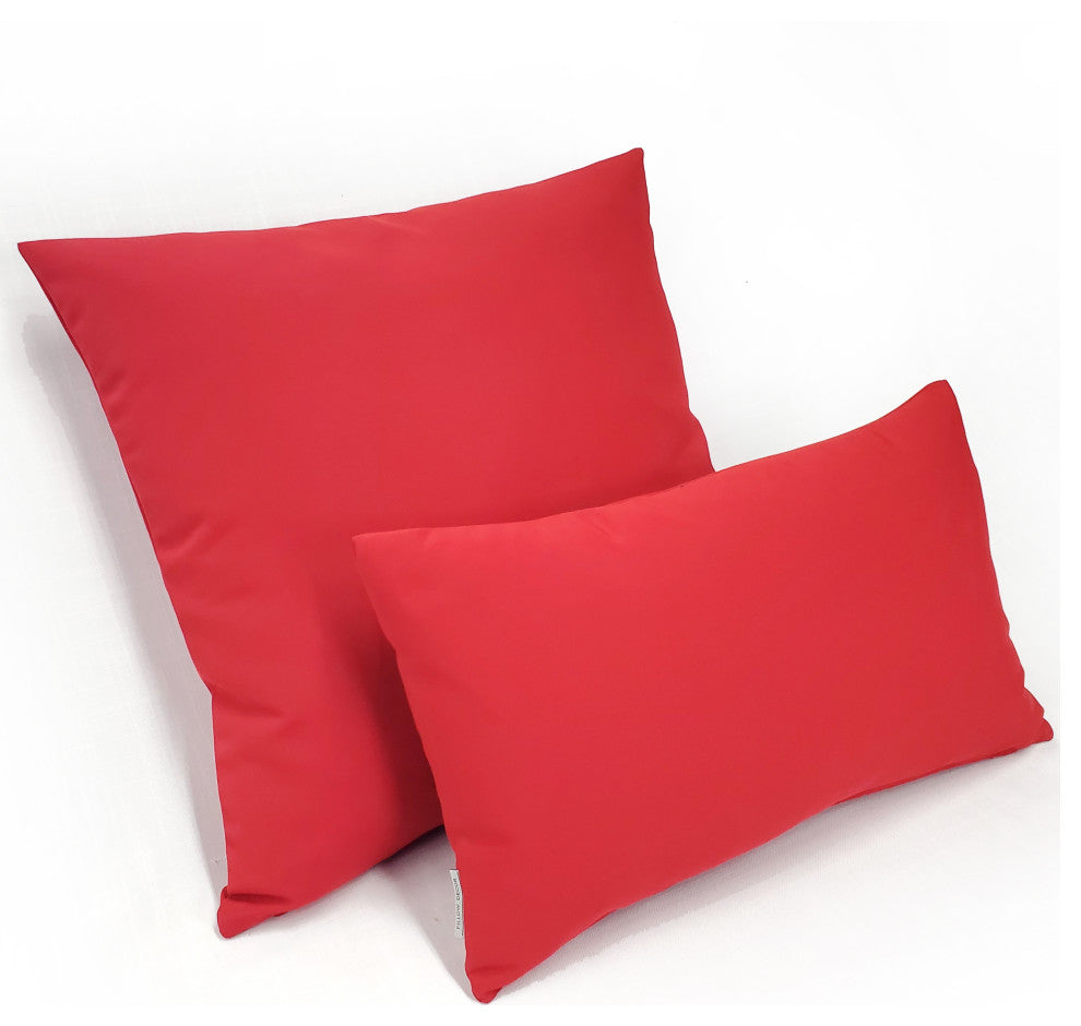 Sunbrella Jockey Red Outdoor Pillow 20x20