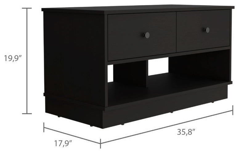 Uranus Storage Bench, Black