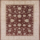 Ahgly Company Indoor Square Mid-Century Modern Area Rugs, 7' Square
