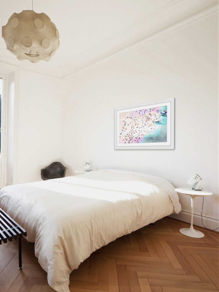 "Fun And Sun" Framed Painting Print, 45"x30"