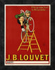 "Louvet Bicycles" Framed Canvas Giclee by Anonymous, 14"x18"